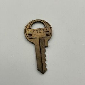 Vintage Master Lock Padlock Key Only / Number 2925 / Brass / OEM Replacement